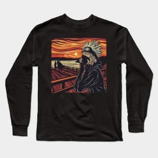 kakashi scream Long Sleeve T-Shirt